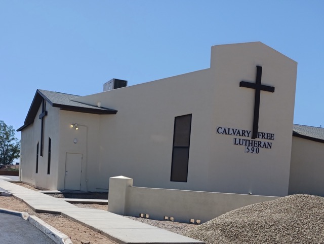 Calvary Free Lutheran Church, our home base